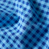 Serviettes de table " un petit creux " - Vichy Bleuet