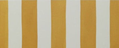 Cabine de plage - Ocre & blanc
