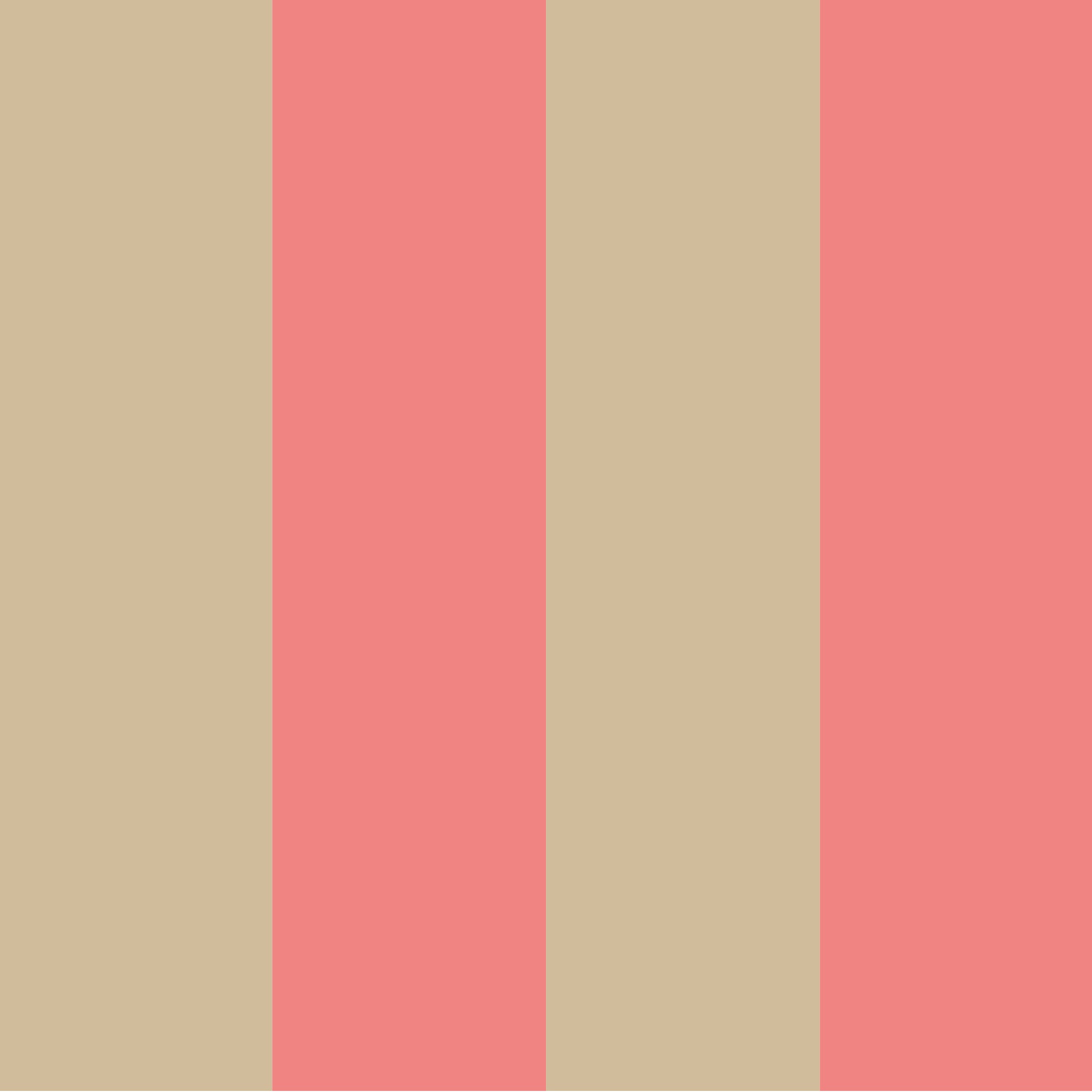 Rayures rose corail et écru — échantillon de la frise adhésive Tempo Rose Bilboquet Déco