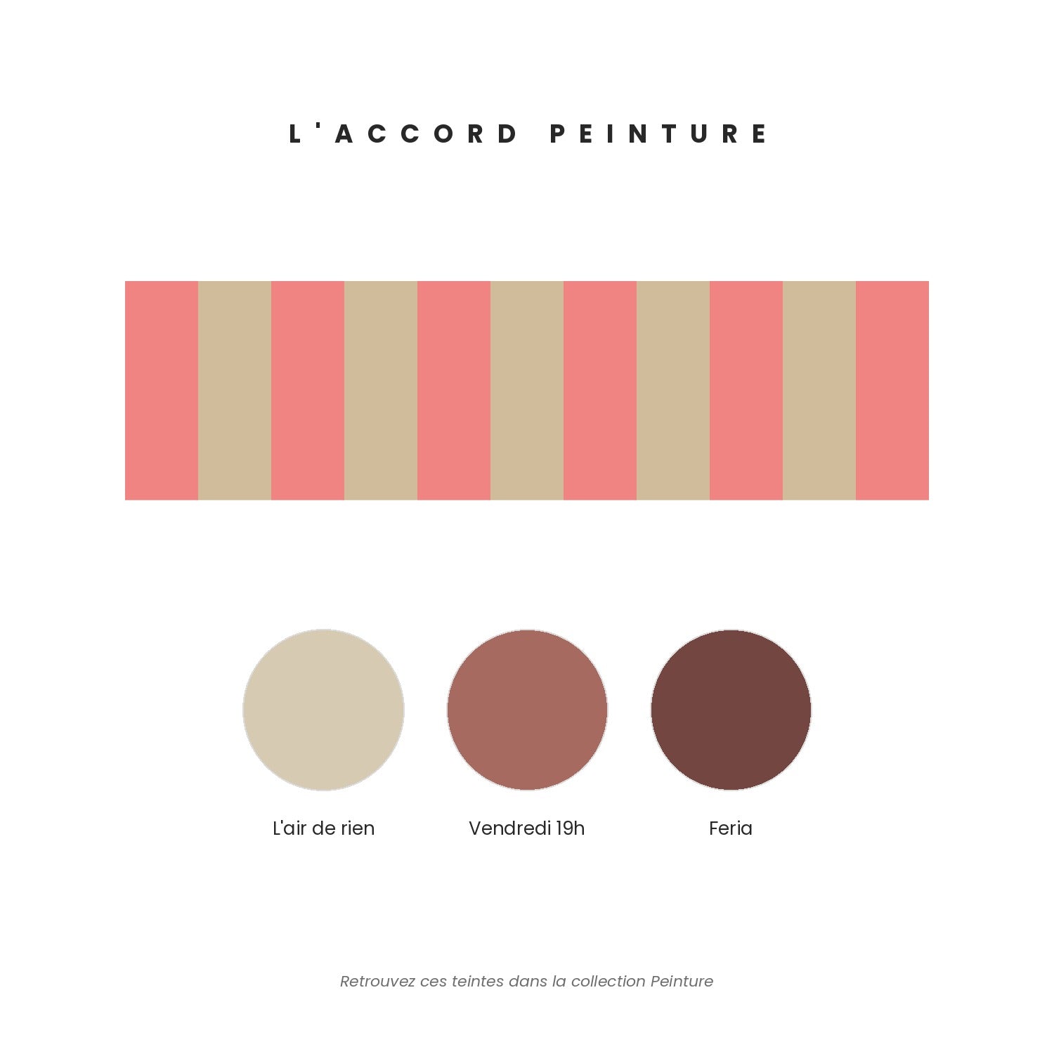 Accord peinture pour la frise Tempo Rose — L'air de rien, Vendredi 19h et Feria