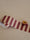 Rouleau de la frise Tempo Framboise, rayures framboise et crème — Bilboquet Déco