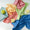 Lot 6 Serviettes de table Vichy Multico