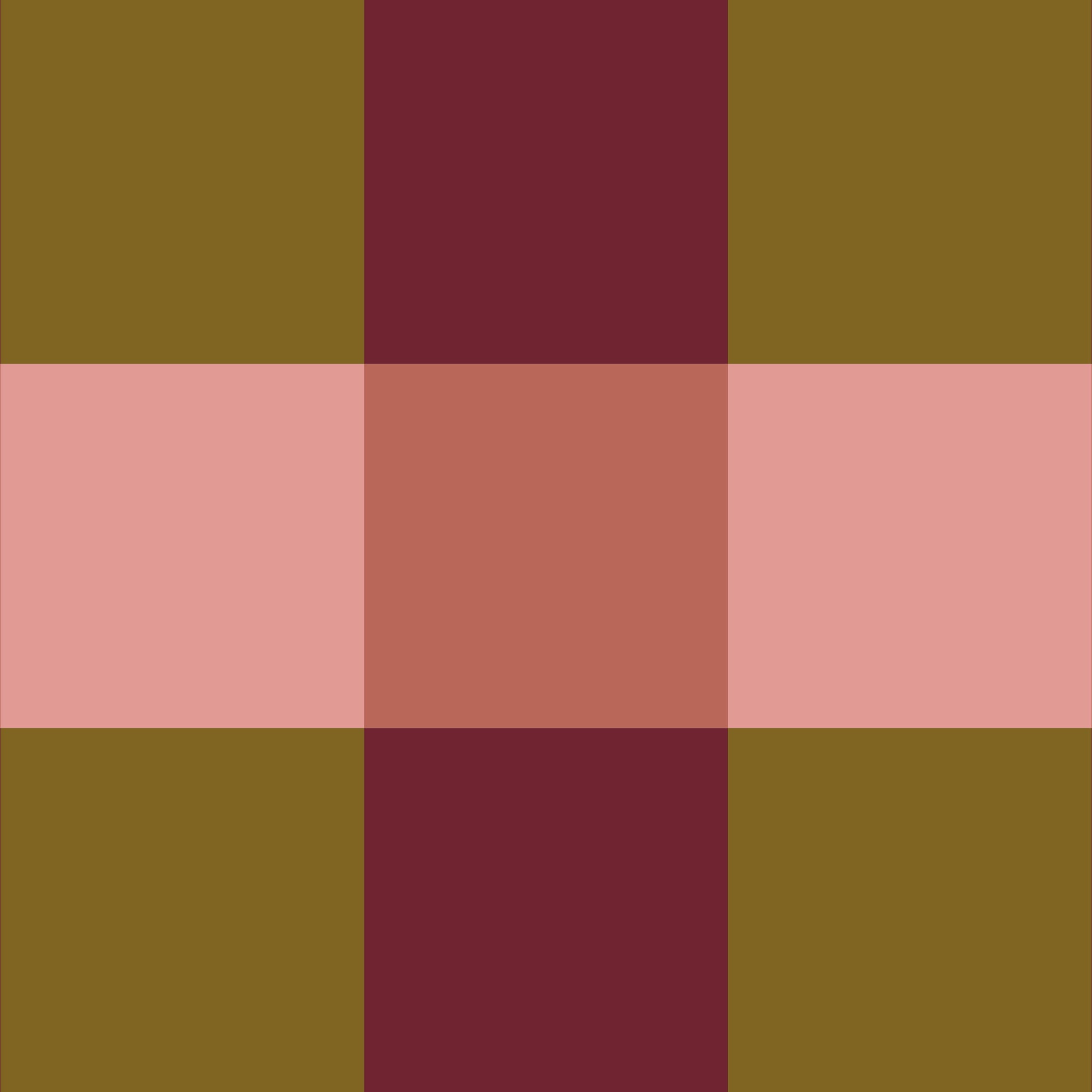  Motif à carreaux bordeaux, rose poudré et olive doré — échantillon de la frise adhésive Cadence Bordeaux Bilboquet Déco