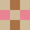 Motif à carreaux rose vif, camel et sable — échantillon de la frise adhésive Cadence Rose Bilboquet Déco