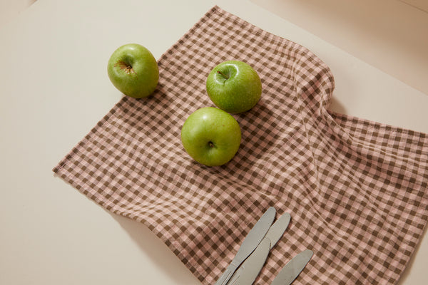Sets de table " bon app' " - Vichy vert