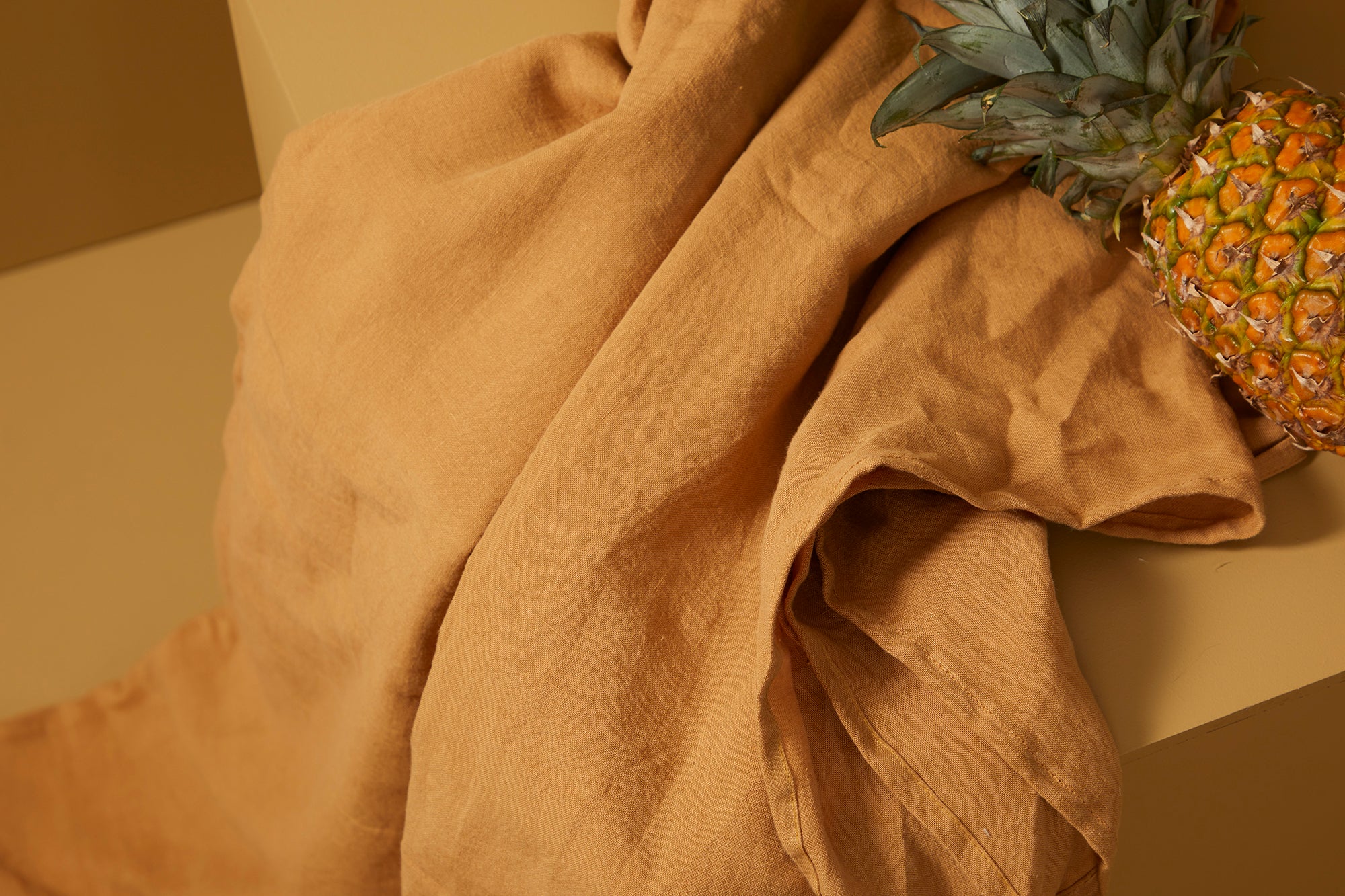 Nappe " à taaable ! " - Moutarde-linge de maison-Bilboquet Deco
