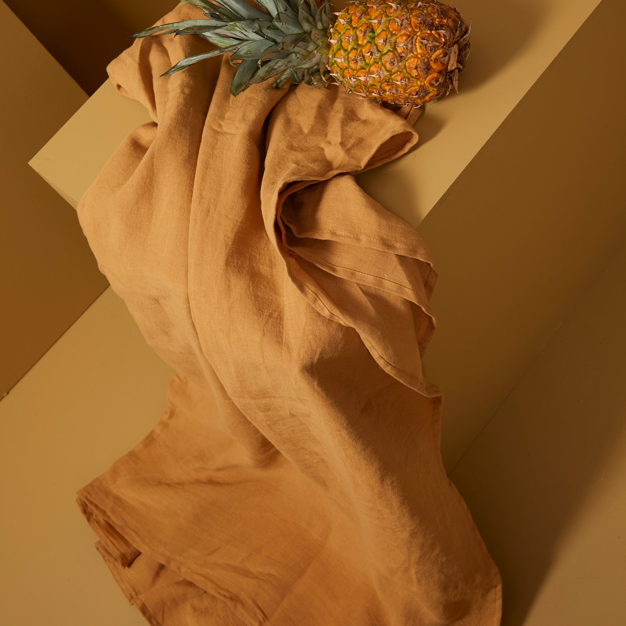 Nappe " à taaable ! " - Moutarde-linge de maison-Bilboquet Deco
