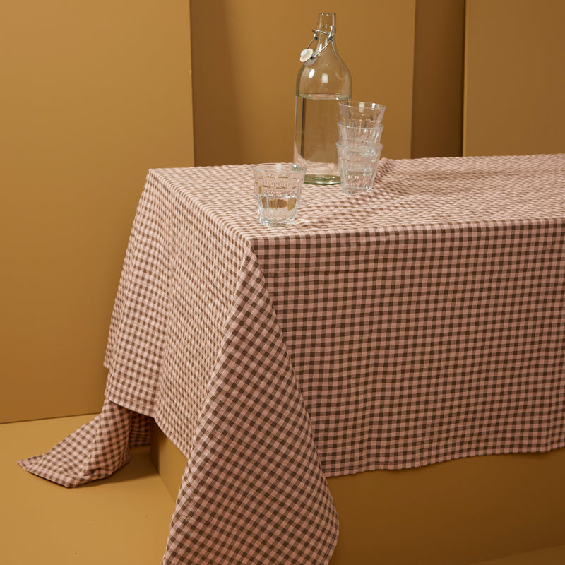 Nappe " à taaable ! " - Vichy vert