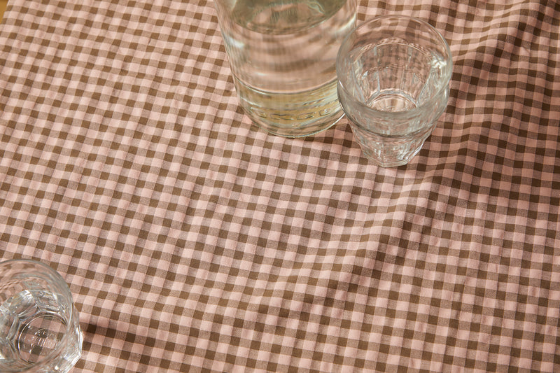 Nappe " à taaable ! " - Vichy vert