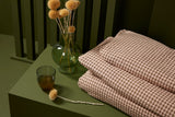 Courtepointe " temps calme " - Vichy vert